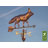 37'' H Metal Animals Weathervane