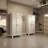 Set of 2 Steel Storage Cabinet with Adjustable Shelves, Slim 2-Door Organizer for Garage, Laundry, Bedroom, Cream-571317071