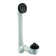 1-1/2 x 12 Sch. 40 PVC Pull-to-Open Bathtub Leg Drain Assembly with One-Hole Overflow