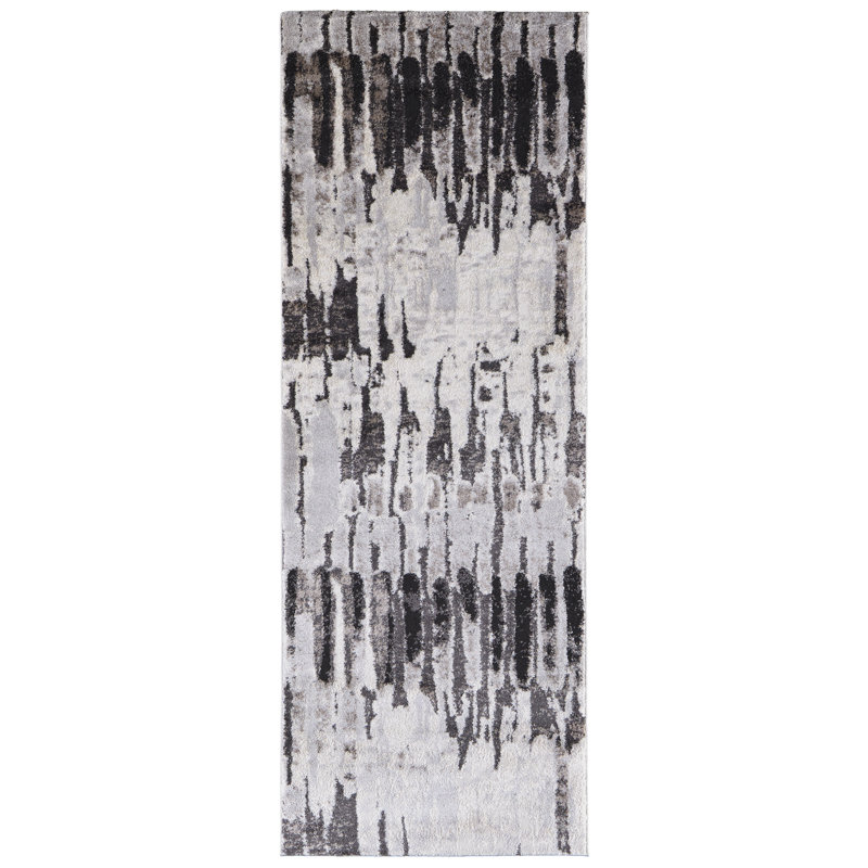 Queens Boulevard Abstract Indoor Rug, Runner 2'10" x 7'10"