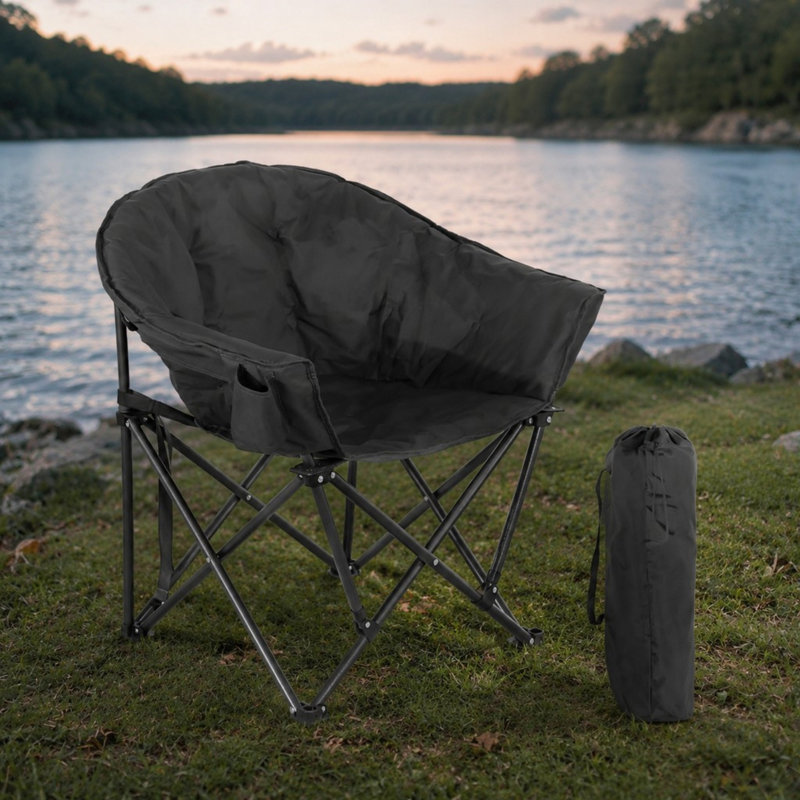 Chaise portative pliante portative, Noir
