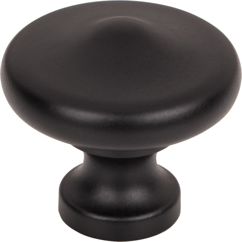 Dakota 1.3125" Diameter Mushroom Knob, Flat Black