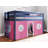 Johannes Solid Wood Twin Low Loft Bed with Ladder and Tent-208540039-208540034