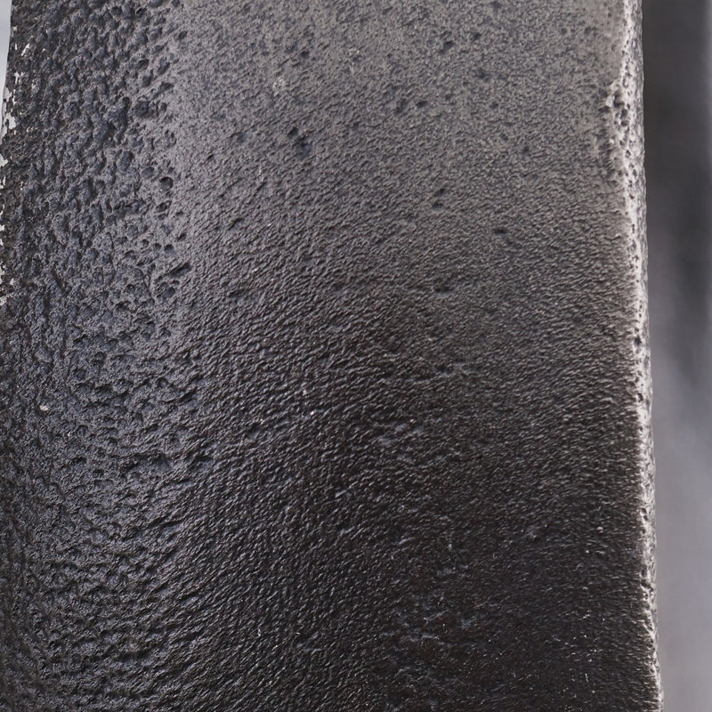 Sculpture Dalie, ensemble de 2, fonte d'aluminium, H 14,50 po x l 14 po x P 2,75 po, Teinte étain
