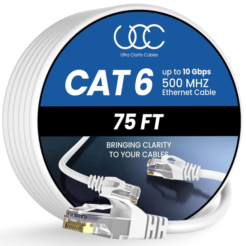 Câbles Ultra Cat 6 pi pour câbles Ultra Clarity, Blanc