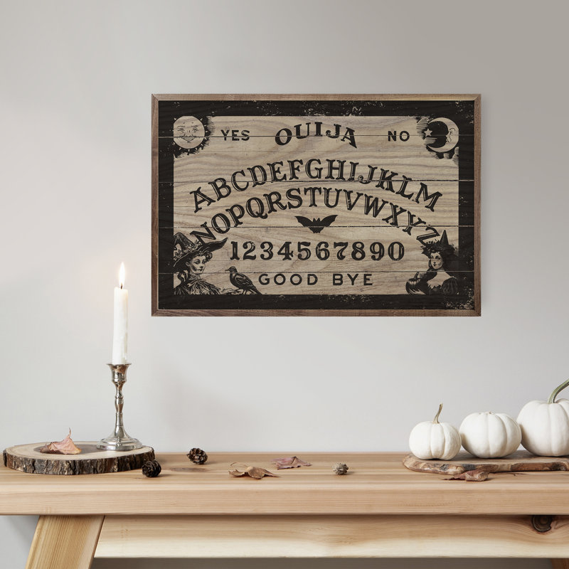 Ouija Board, 16" W x 10" H
