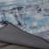 Tapis abstrait bleu
