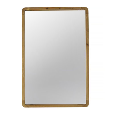 Manufactured Wood Frame Vertical Rectangle Mirror