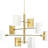 Wandermere 8 - Light Dimmable Geometric Chandelier