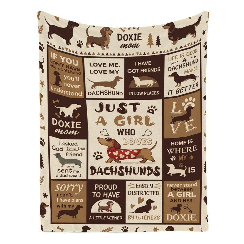 Forest Wildlife Patchwork Flannel Throw Blanket with Woodland Animal Pattern