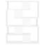 Bibliothèque géométrique élégante et élégante, une solution de rangement polyvalente pour votre maison ou votre bureau.