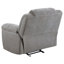 Fauteuil oscillant inclinable en chenille Rodden gris