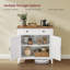 Buffet décoratif 2 portes avec séparateur de tiroirs Cassiana-1849065716
