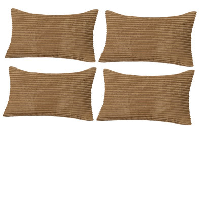 Housse de coussin à rayures