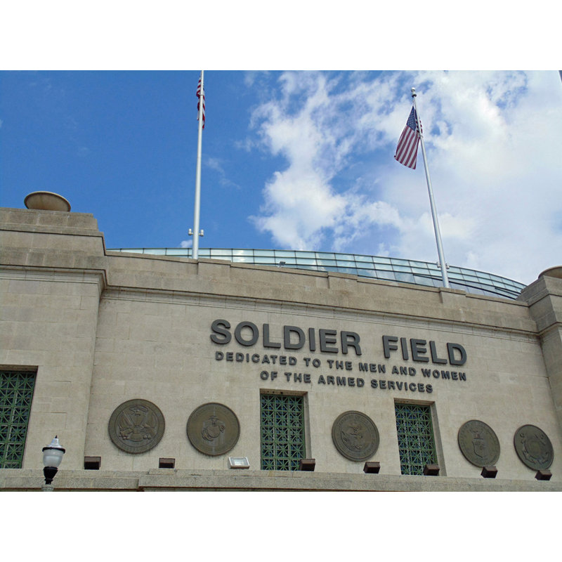 Soldier Field, 18" H x 24" W