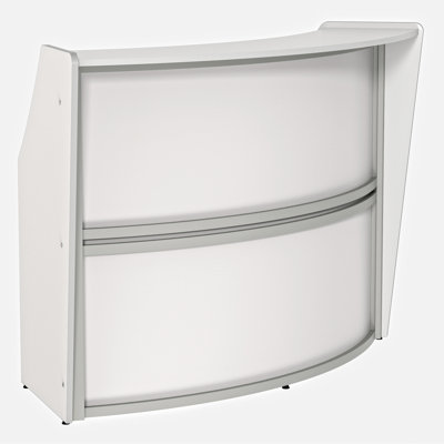 Person Rectangle Synthetic Laminate Reception Desk