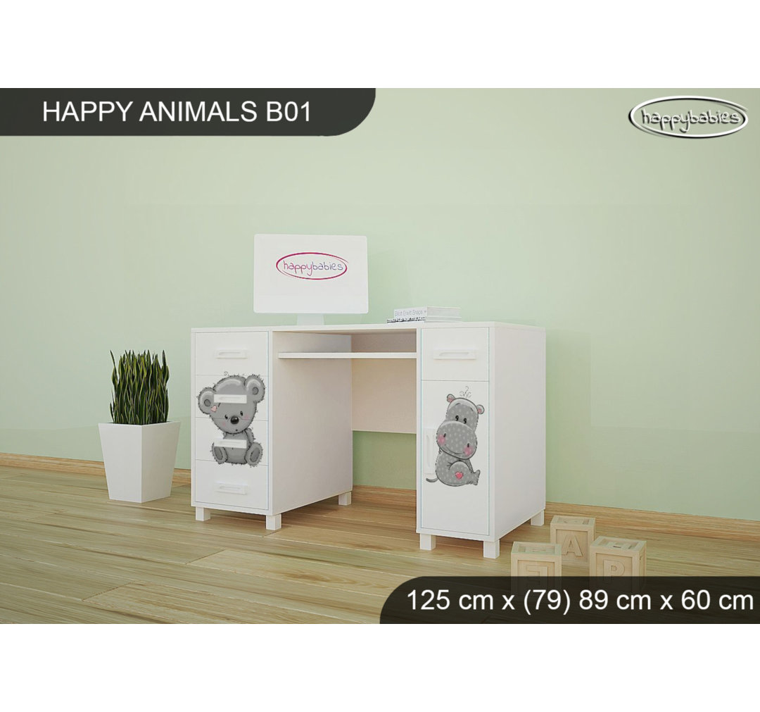 Animals 125cm W Computer Desk