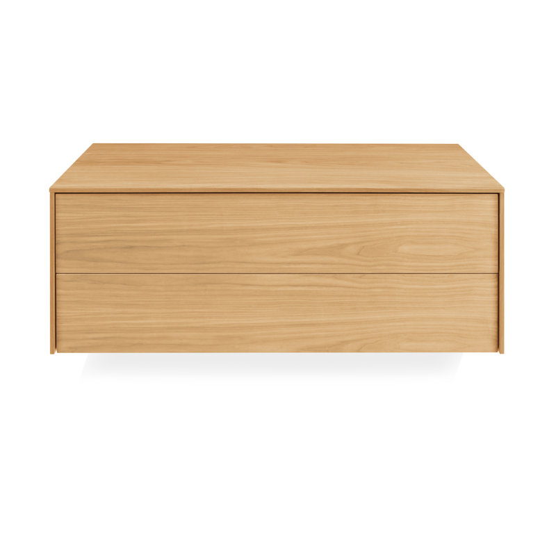 Wonder Wall 2.0 Solid Wood Accent Chest, White Oak