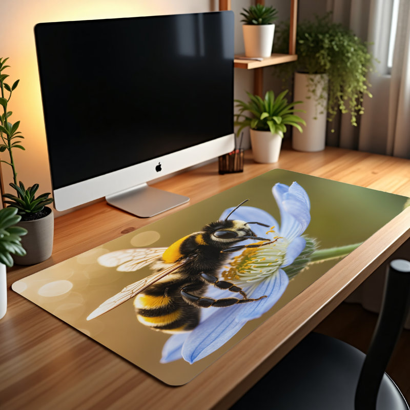 Polyester Desk Pad, 31.5x15.5