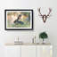 Hare in the Bushes in Abstract - Picture Frame Graphic Art Print on MDF-55738126-55738127