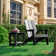 Aliah Outdoor Side Table Adirondack Table Weather Resistant Patio Table Plastic Outdoor End Table