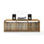 Grand tourne-disque Danley avec rangement en vinyle