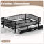 Platform Bed with Storage Drawers-124537450-124537452