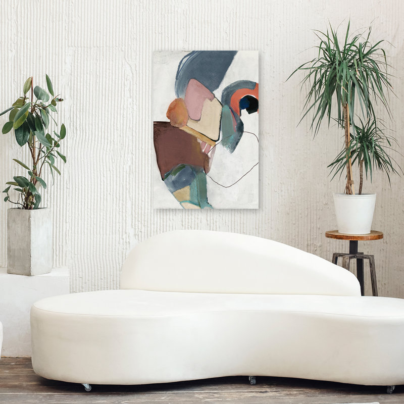 Shaped Parot Modern Abstract Modern Geometric Shape, 36" H x 24" W