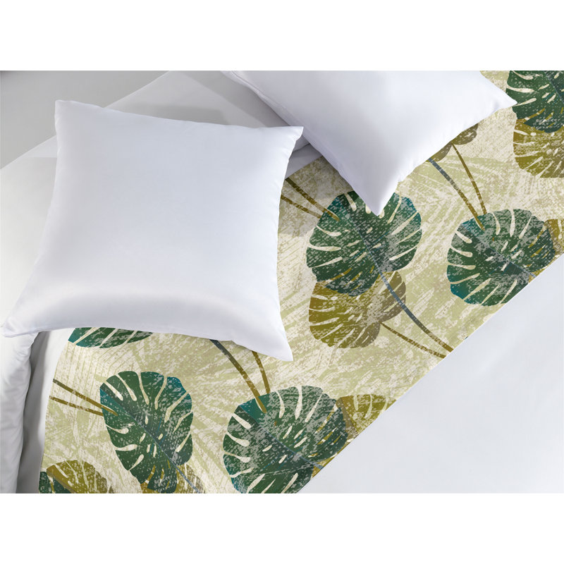 Tapis de couloir Ambesonne Monstera, Grand lit