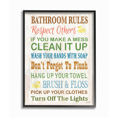Art textuel, salle de bain