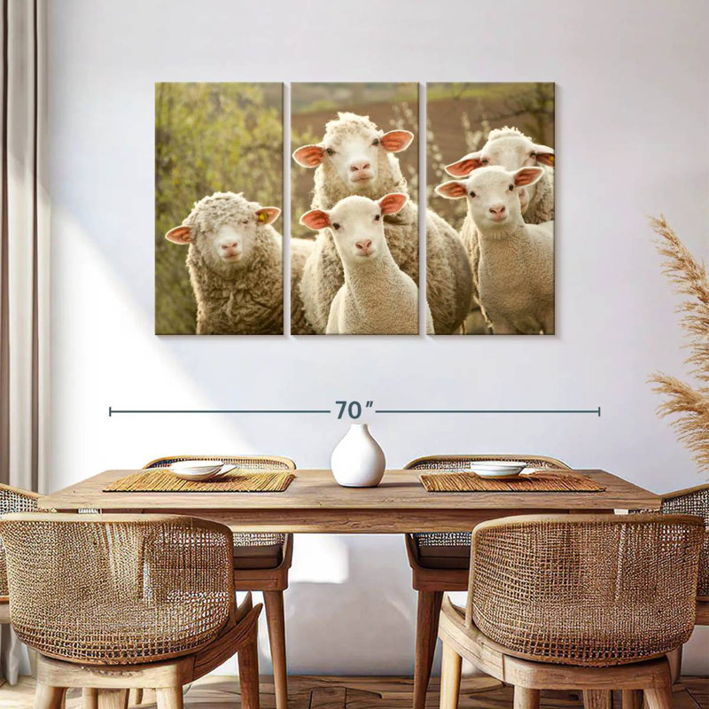 Brampt Stunned Sheep, 36" H x 57" W