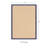 Nannette Handmade Light Beige Berber with Navy Blue Cotton Border Made in the USA Area Rug-111564184