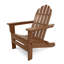 Chaise Adirondack pliante en plastique avec repose-pieds POLYWOOD Cape Cod Trex-16839303