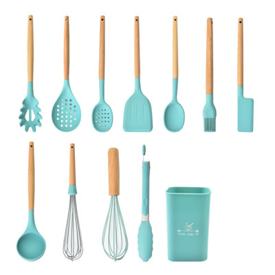 Ruya Company Cooking Utensil Set with Utensil Crock