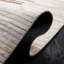 Tapis abstrait ivoire / brun en cuir feutré tissé à la main Seavey-1610928544
