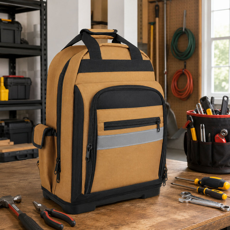 Tool Backpack, Molded Base and Clear Parts Box