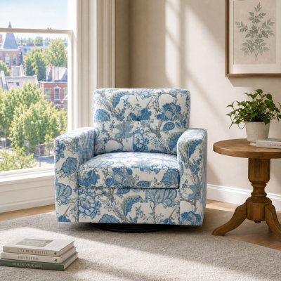 Fauteuil d'appoint pivotant 360 degrés pour salon, chambre à coucher et bureau
