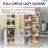 Polymer Full-Circle 2-Shelf Lazy Susan for Corner Wall Cabinets-20984357-115789297