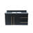 Sanes 36" Modern Black 2-Drawers-&2-Door Wall-Mounted Single Bathroom Vanity Set