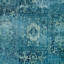 Tapis oriental turquoise / gris Evanoff-23511500
