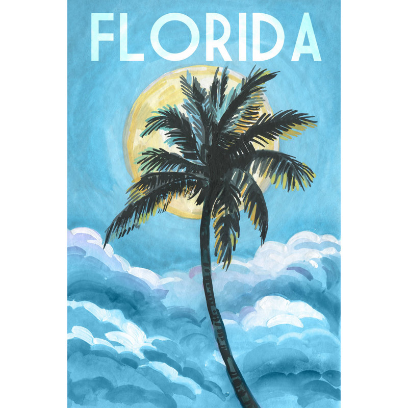 Blue Florida - Wrapped Canvas Print, 76cm H x 51cm W x 4cm D