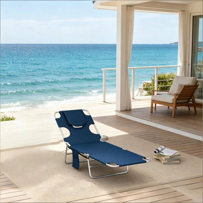 Chic Outdoor Chaise Lounge Chair,Tanning Chair,Beach Chaise Lounge Chair