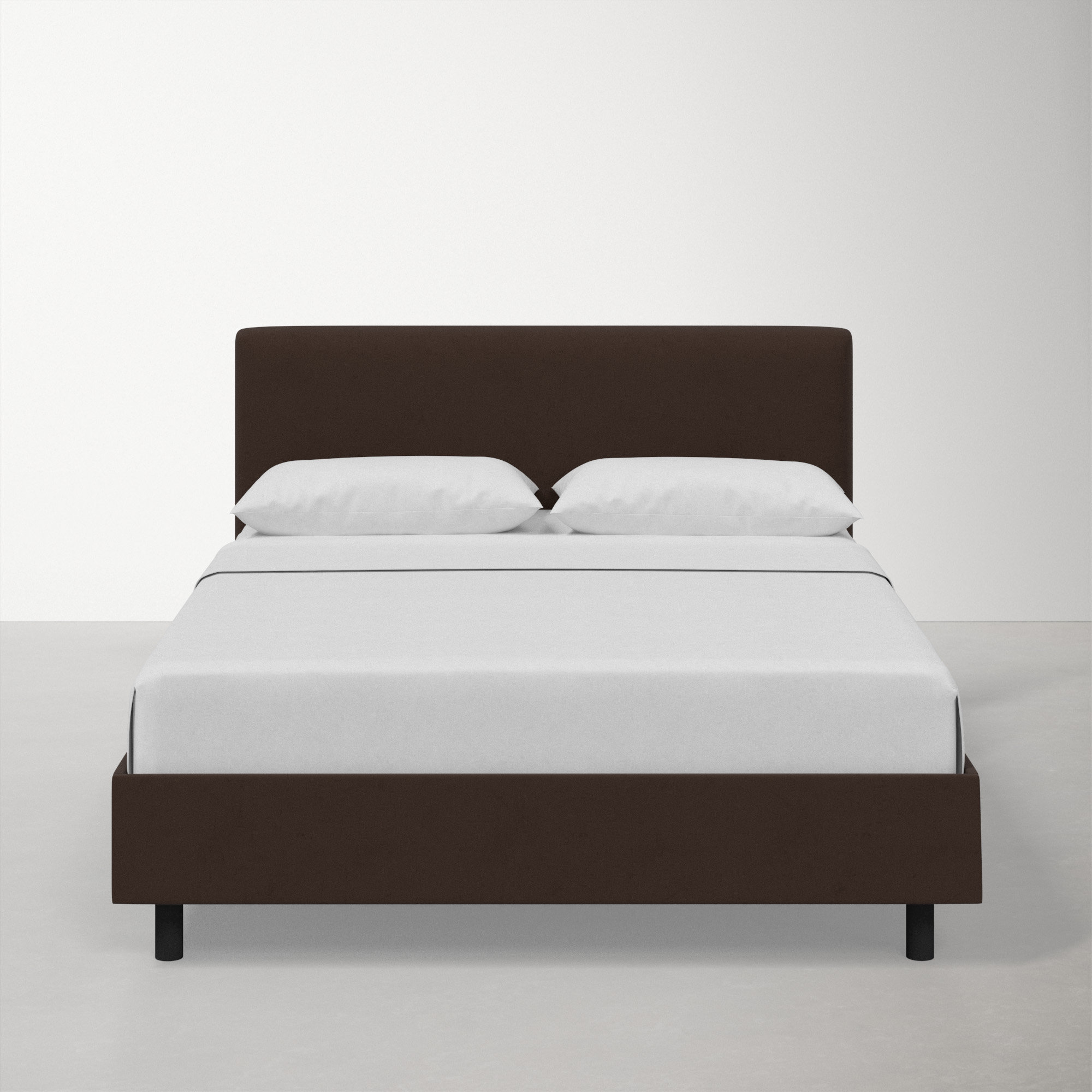 Eisley Upholstered Bed, Full, Classic Chocolate Velvet