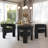 Modern Upholstered Dining Arm Chair-117045870