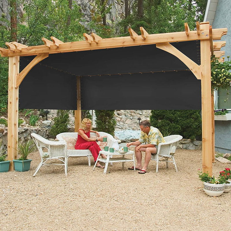 High Density Multipurpose Waterproof Tarp, Outdoor Protective Tarpaulin with Reinforce & UV Resistant, 120" H x 108" W