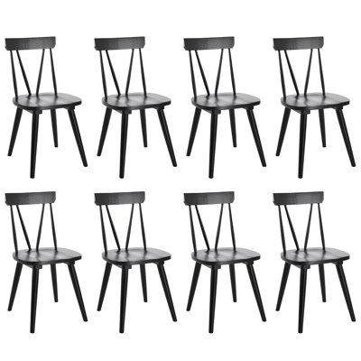 Brendi Solid Wood Wishbone Back Side Chairs