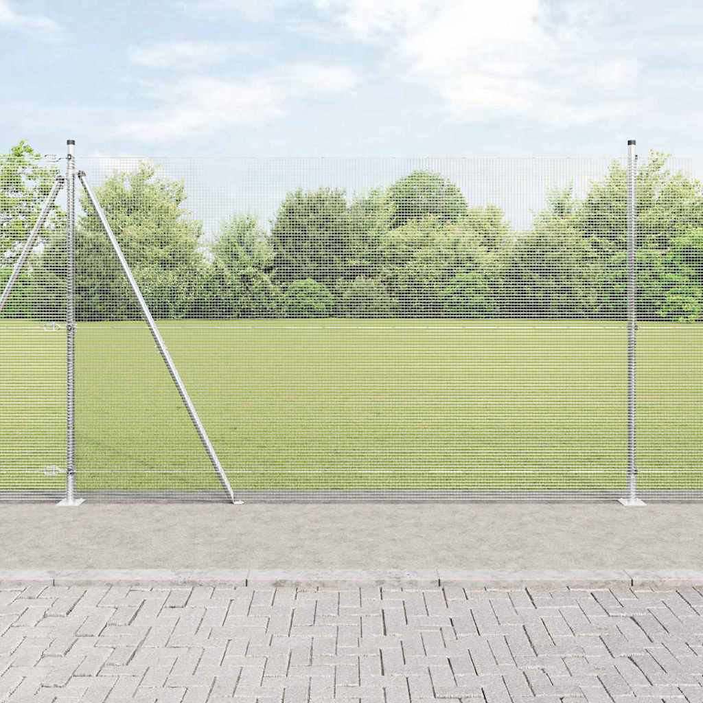 Vidaxl Fence With Posts Steel