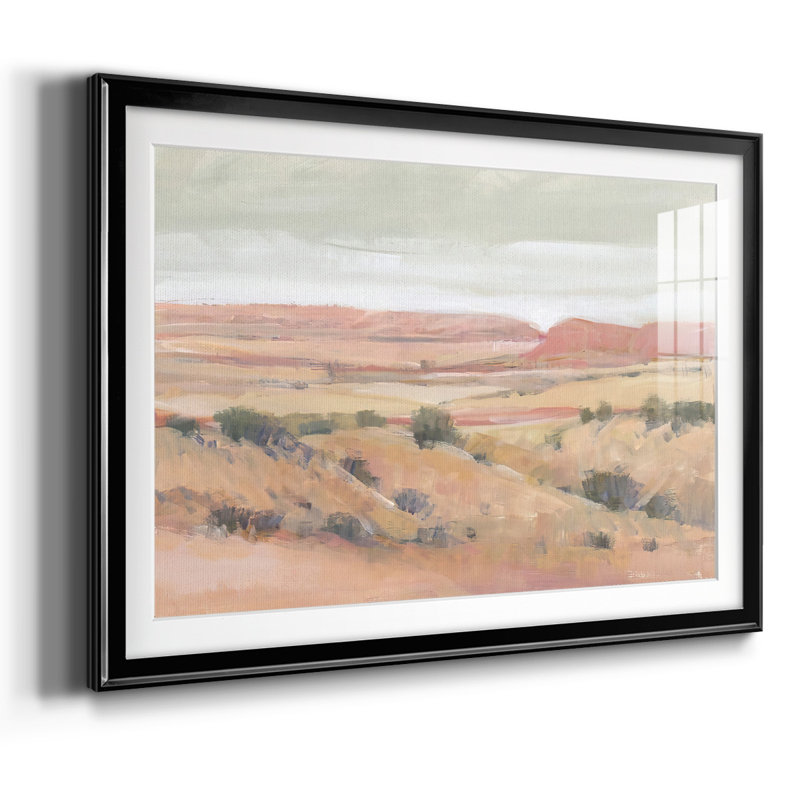 Southwest I, reproduction d'art encadrée, H 19 po x l 27 po x P 1,5 po, Noir