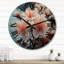 Horloge murale paysage d'hiver-1071956086
