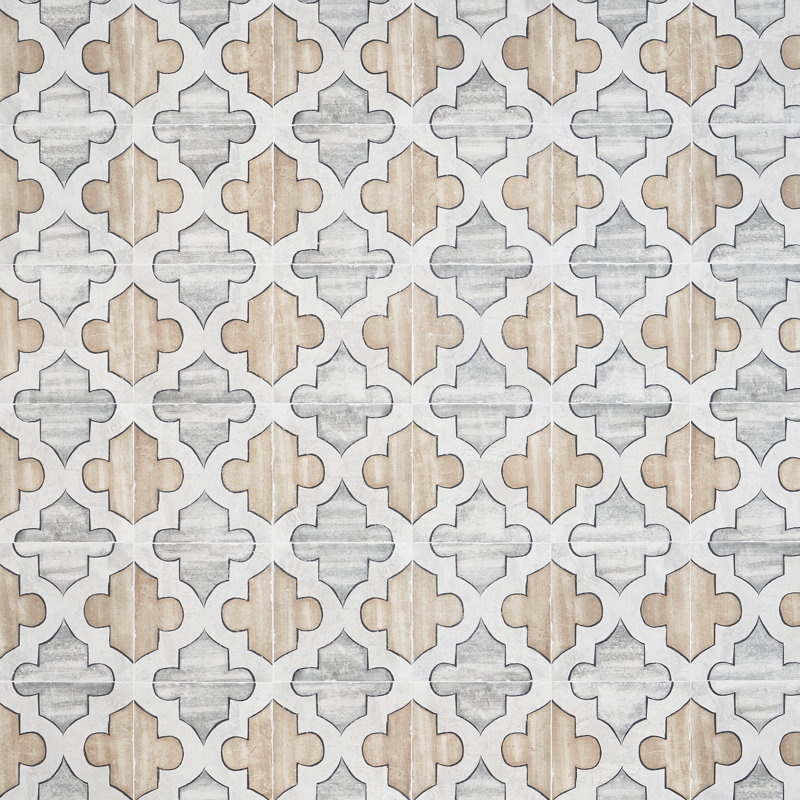 Kygo 7.87 in. x 7.87 in. Matte Porcelain Floor and Wall Tile (10.76 Sq. Ft. / Case), Deco Picos